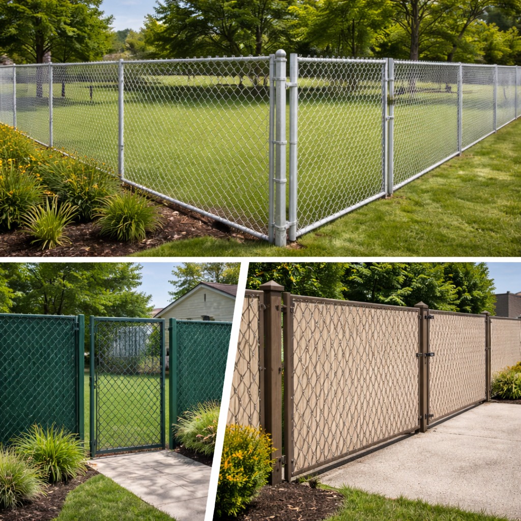 Chain link fence installation in Buffalo NY