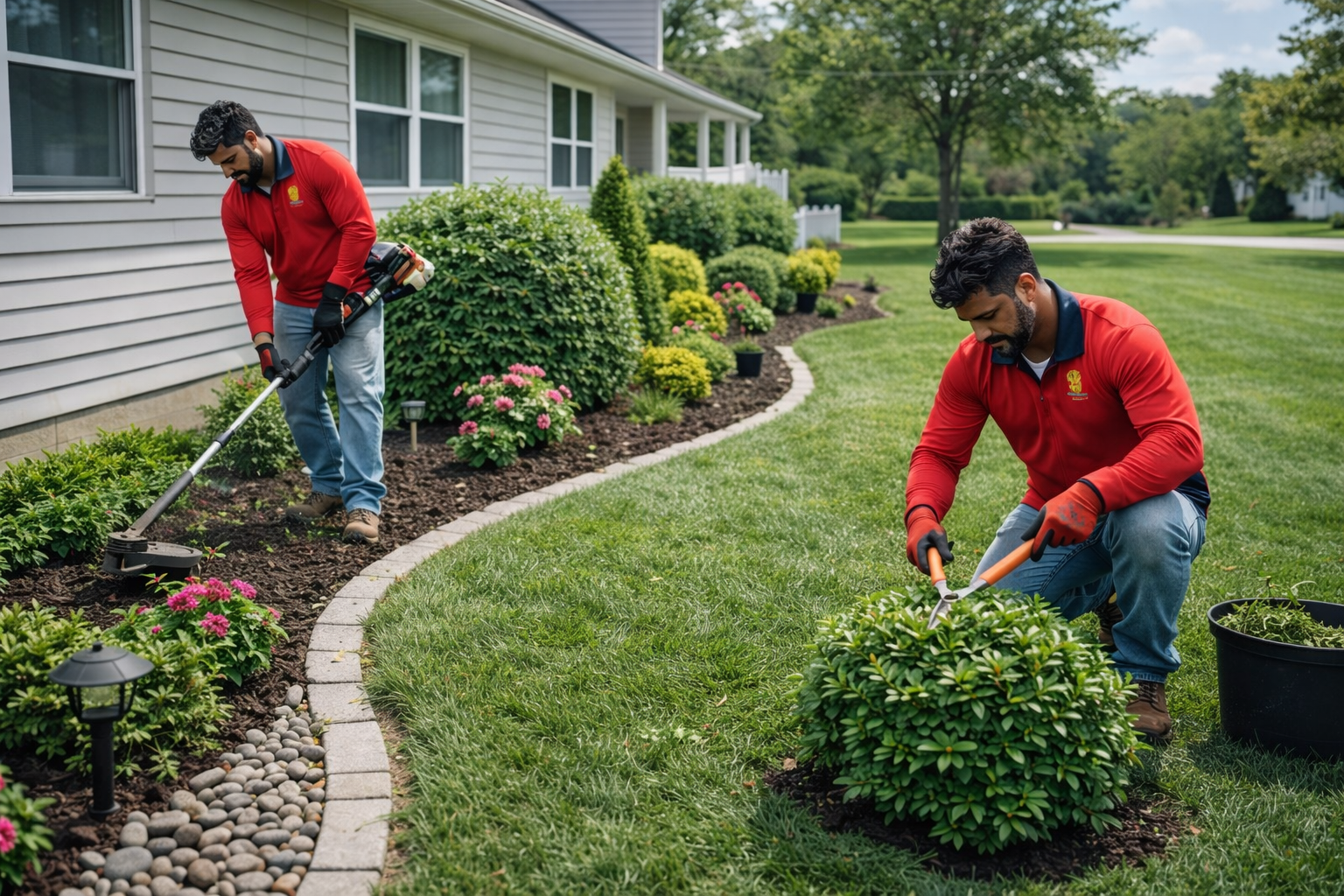 Recurring lawn and bed maintenance in Buffalo NY